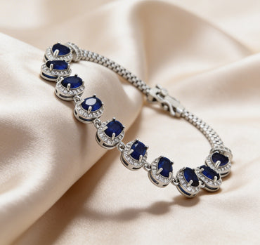 Royal Blue Teardrop Bracelet