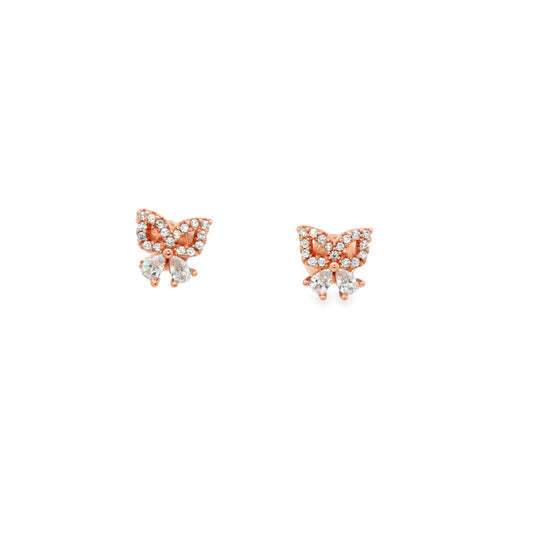 Rosé Flutter Diamond Studs