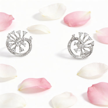 Celestial Swirl Diamond Studs