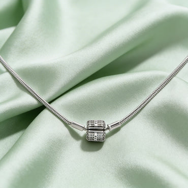 Celeste Lock Spark Necklace