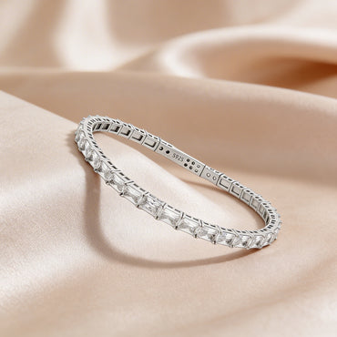 Radiant Edge Diamond Bracelet