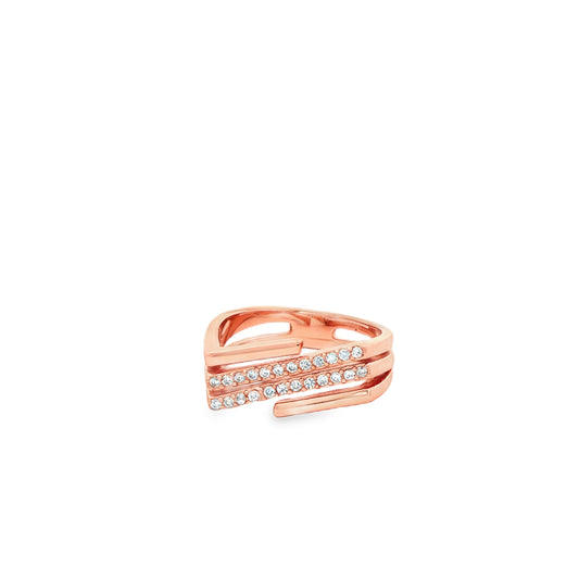 Luxe Wave Diamond Ring