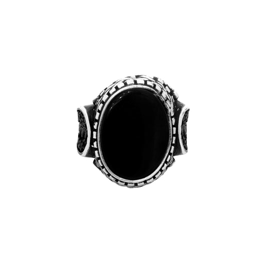 Midnight Sovereign Onyx Ring