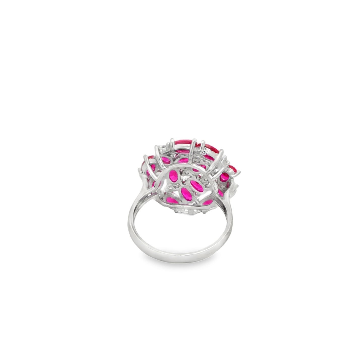 Ruby Cluster Luxe Ring