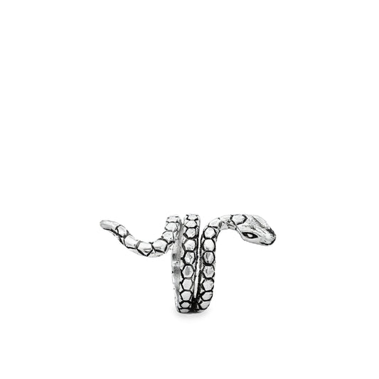 Serpent Coil Statement Ring