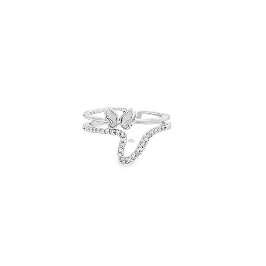 Flutter Grace Dual Band Ring
