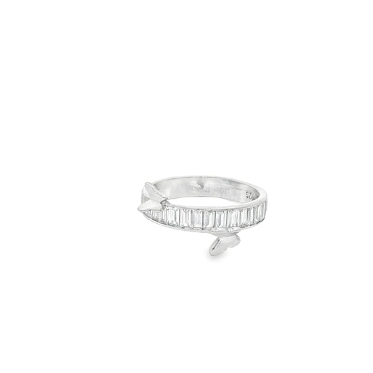 Flutter Line Diamond Ring