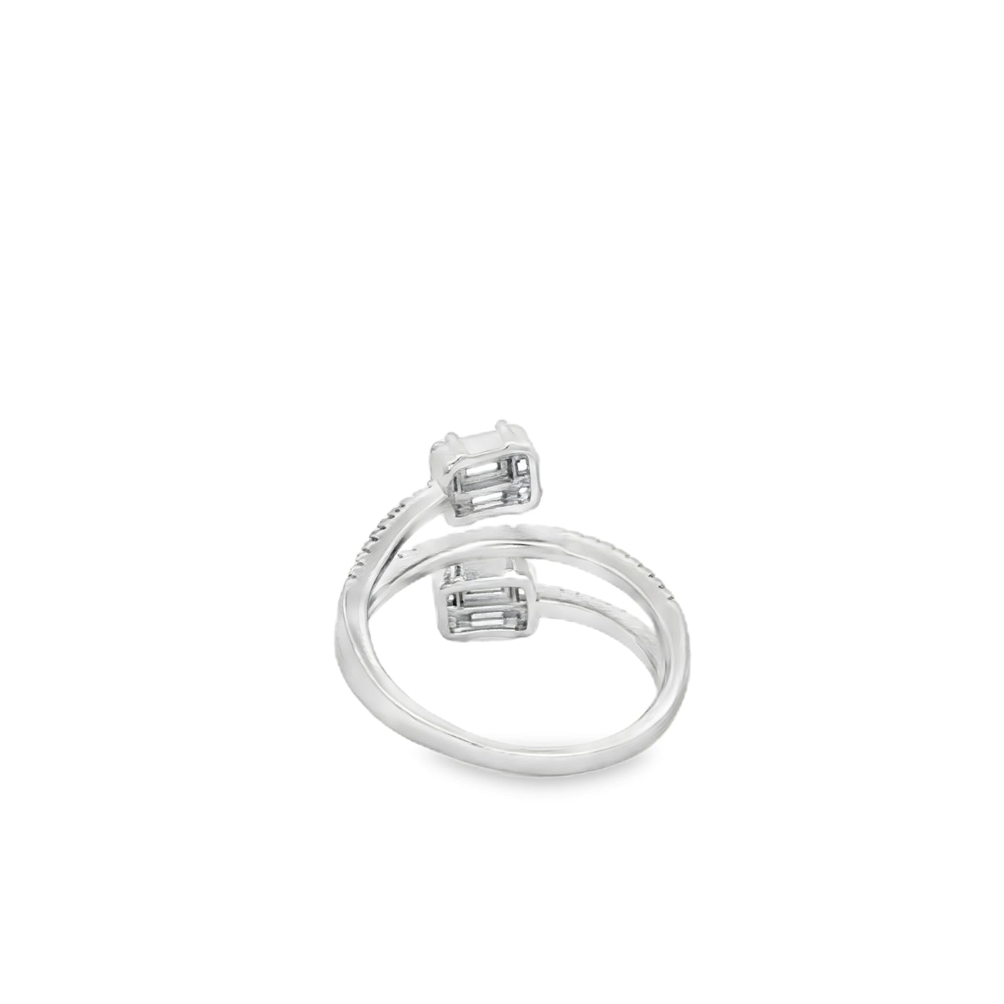 Twin Spark Wrap Diamond Ring