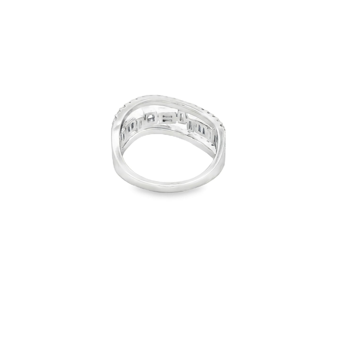 Ethereal Wave Diamond Band