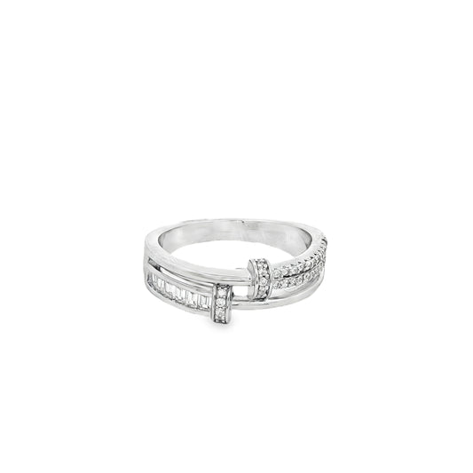 Dual Knot Elegance Ring