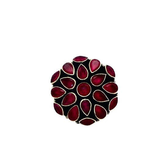 Ruby Bloom Statement Ring