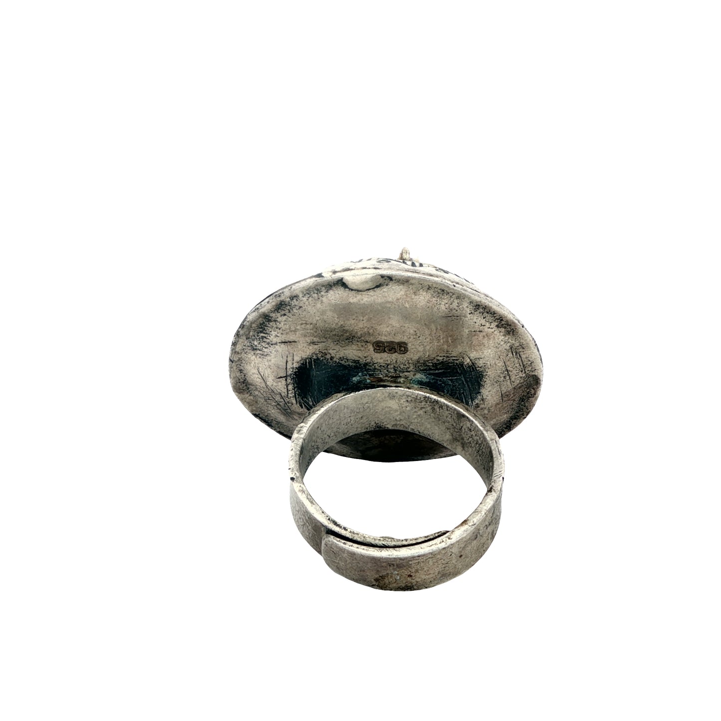 Vintage Mandala Pearl Ring