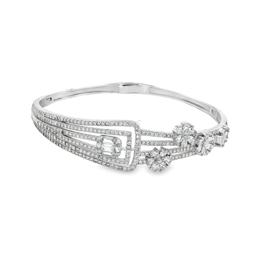 Celeste Floral Diamond Bracelet