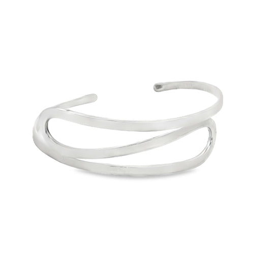 Dual Flow Open Cuff Bracelet
