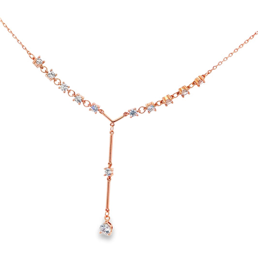 Y-shaped necklace