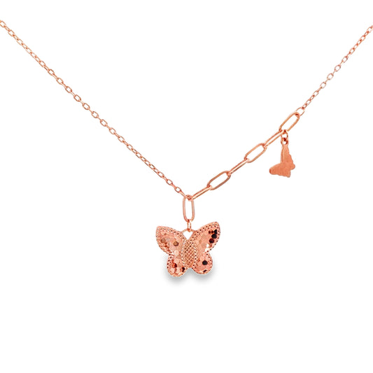 Flutter Charm Butterfly Necklace