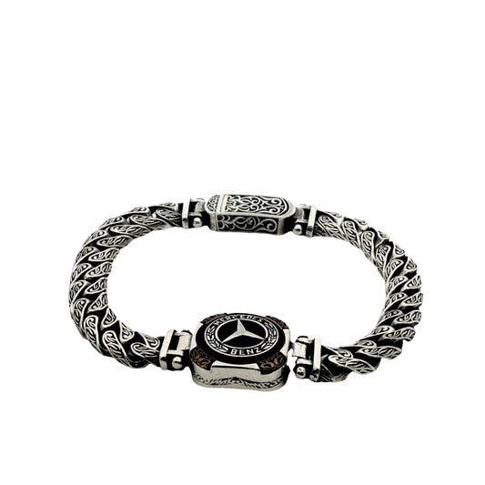 Mercedes Emblem Heritage Chain Bracelet