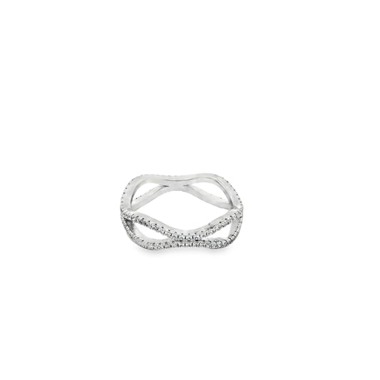 Infinity Wave Diamond Ring
