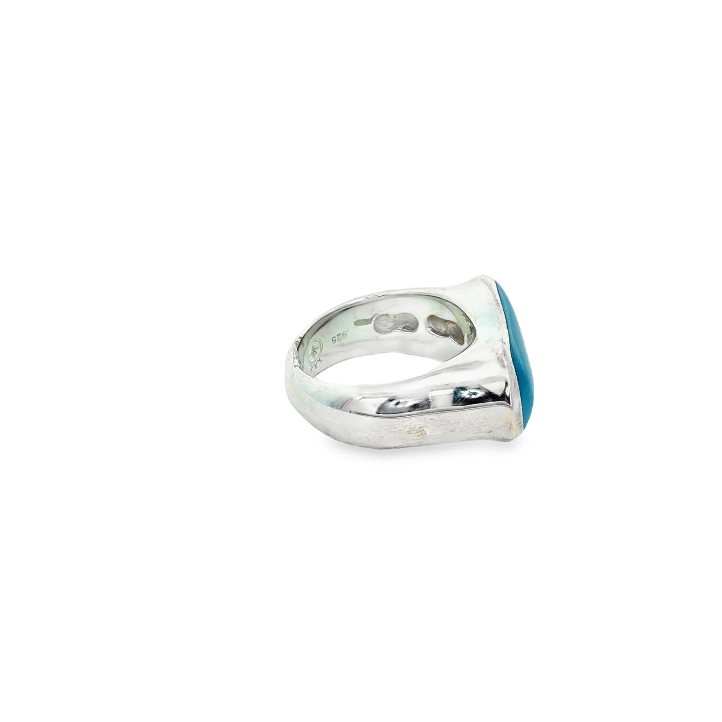 Azure Wave Statement Ring