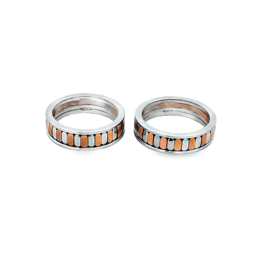 Dual-Tone Harmony Couple Rings