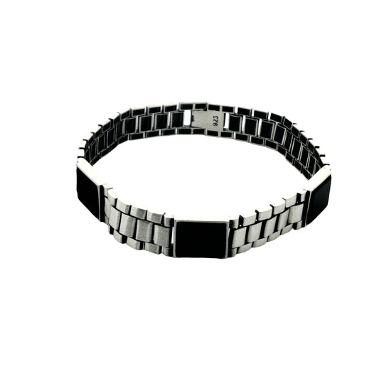 Midnight Steel Link Bracelet