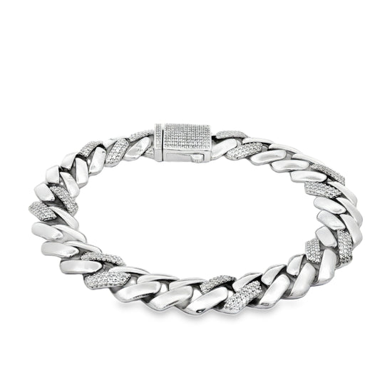 Diamond Cuban Link Men’s Bracelet