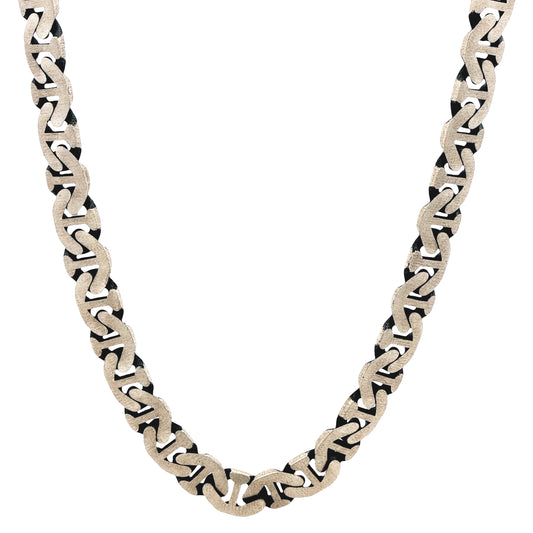 Dual-Tone Designer Link Chain