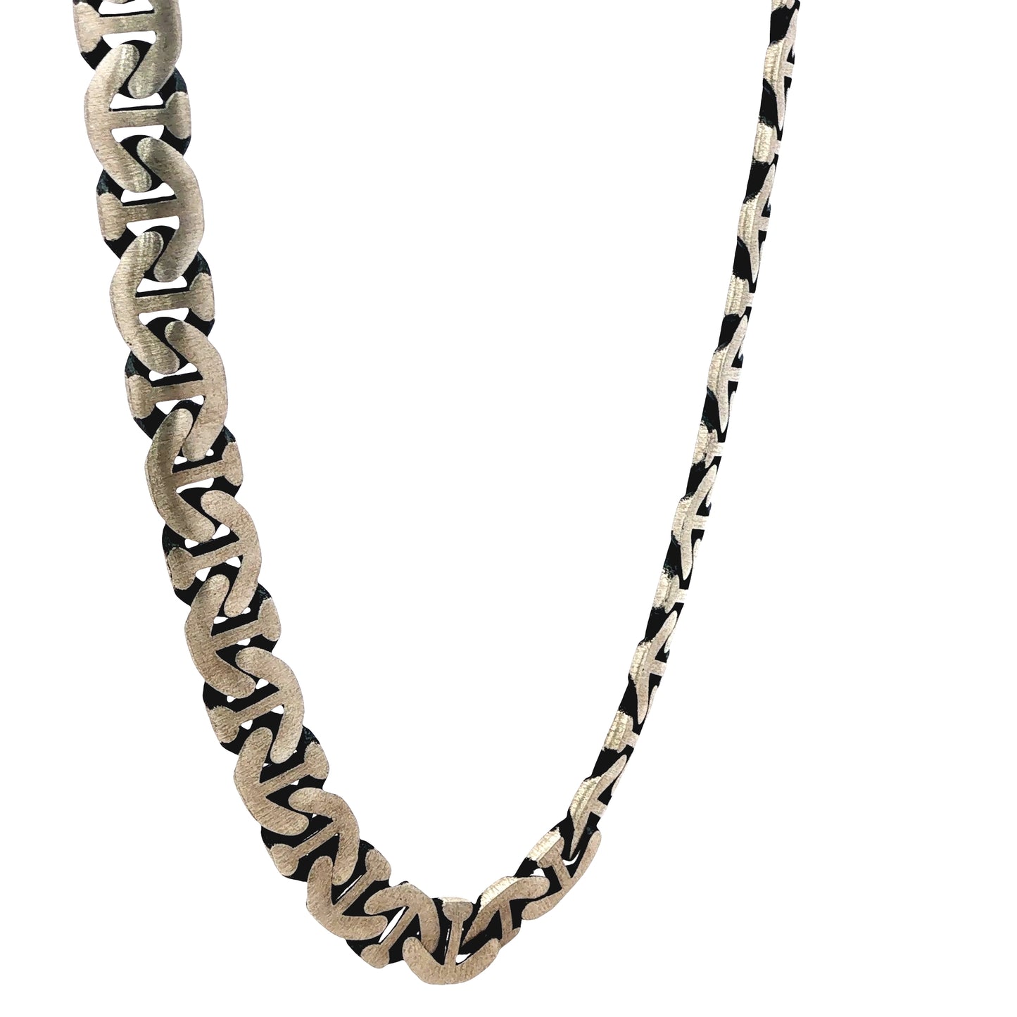 Dual-Tone Designer Link Chain