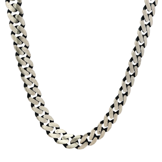 Textured Dual-Tone Curb Chain