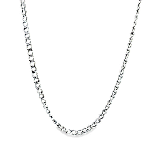 Classic Silver Curb Chain