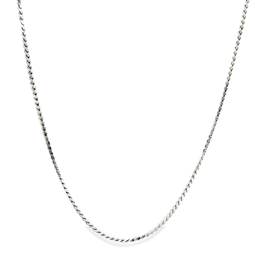 Silver Twisted Rope Chain