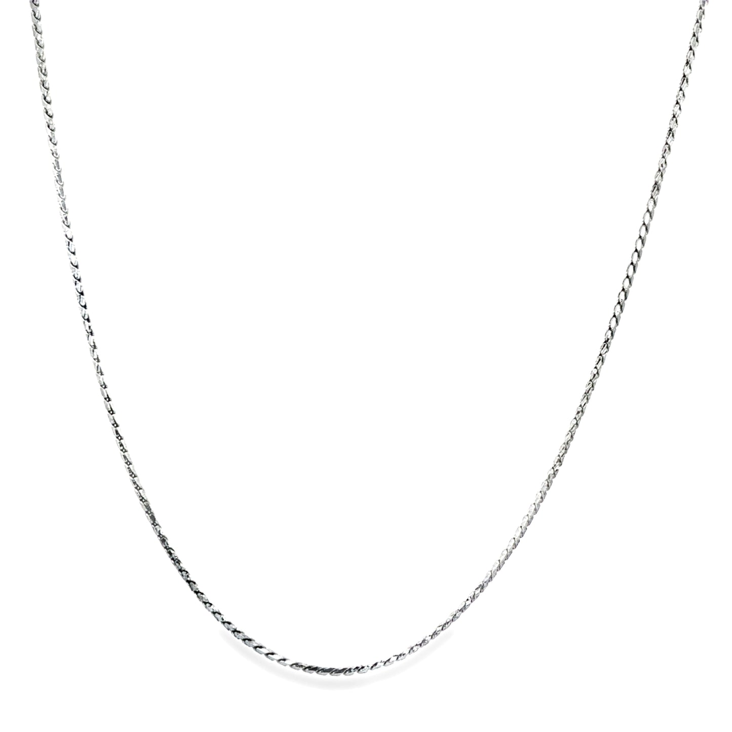 Silver Twisted Rope Chain