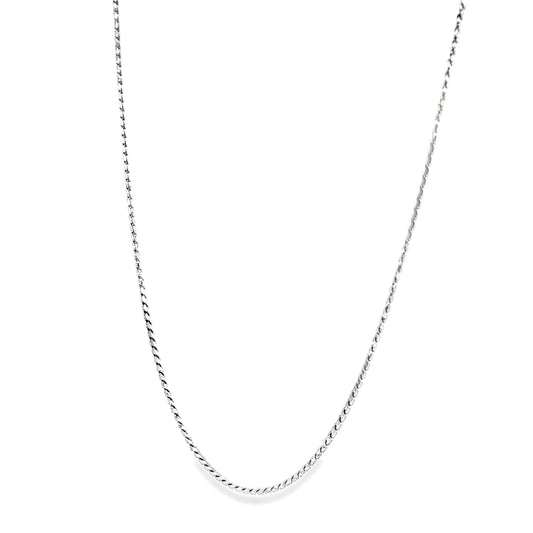 Silver Twisted Rope Chain