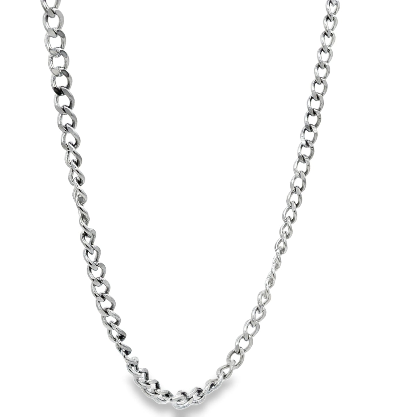 Silver Dual-Link Rope Chain
