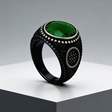 Emerald Dynasty Statement Ring