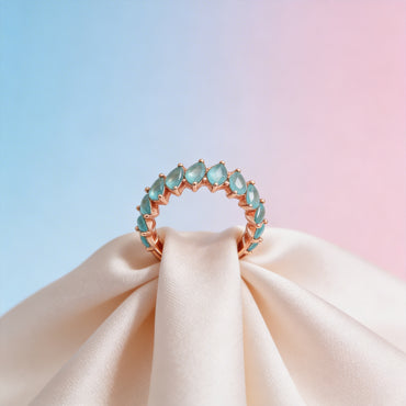 Celeste Drop Statement Band