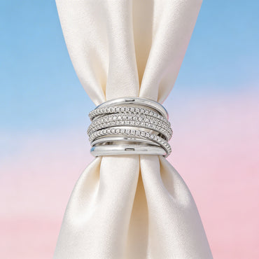 Luxe Layered Spark Ring
