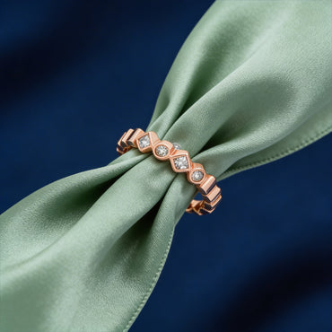 Celeste Prism Eternity Band