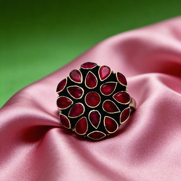 Ruby Bloom Statement Ring