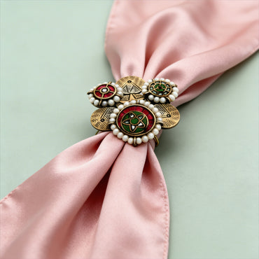 Rajwadi Heritage Pearl Ring