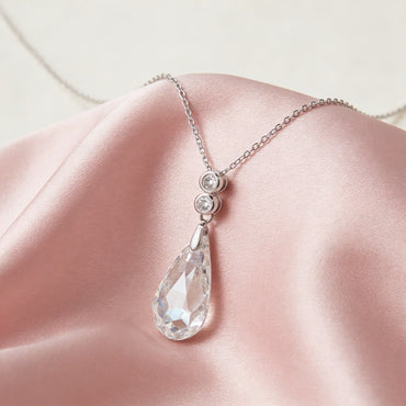 Aurora Drop Diamond Pendant