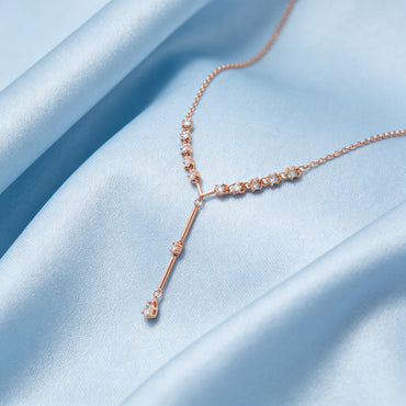 Y-shaped necklace
