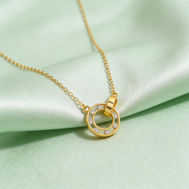 Eternal Circle Duo Pendant