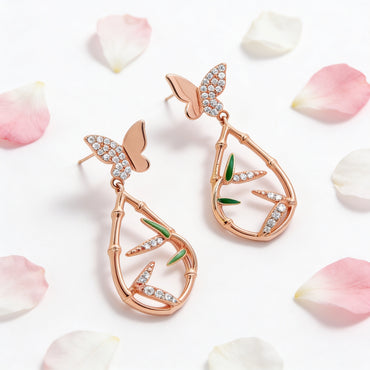 Butterfly Garden Drop Earrings