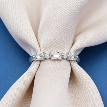 Radiant Cluster Elegance Ring