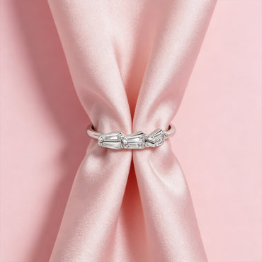 Trio Baguette Diamond Ring