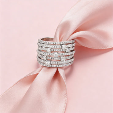 Celestial Layers Diamond Ring