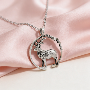 Majestic Stag Emblem Pendant