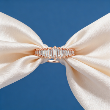 Celestial Crown Baguette Ring