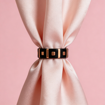 Midnight Gold Bar Statement Ring
